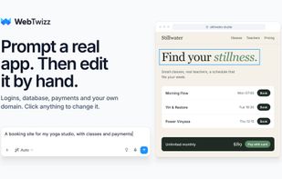 WebTwizz screenshot 1