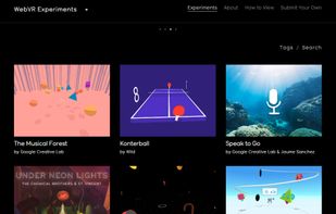 WebVR Experiments screenshot 1