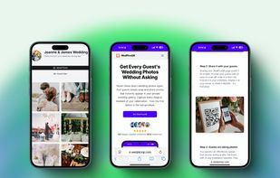 WedpicsQR Mobile app screenshots