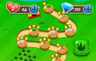 Weed Crush Match 3 Candy screenshot 1