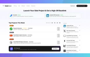 WeekHack screenshot 1