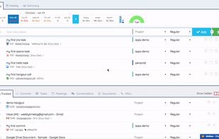 Weekly Timelog screenshot 1