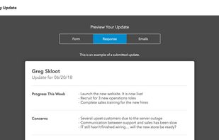 Weekly Update screenshot 1