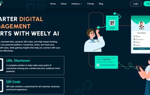 Weely AI - Powerful URL Shortner & QR Code Generator Platform