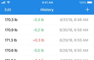 WeightFit screenshot 2