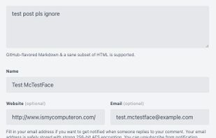 Welcomments screenshot 1