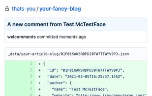 Welcomments screenshot 1