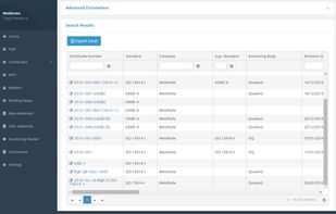 PQR Management - List and Search PQRs