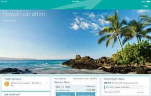 WestJet screenshot 3