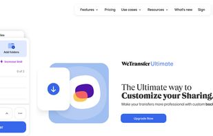 WeTransfer screenshot 1