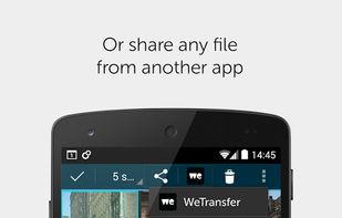WeTransfer screenshot 3