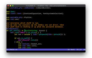 WezTerm screenshot 1