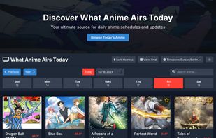 What Anime Airs Today screenshot 1