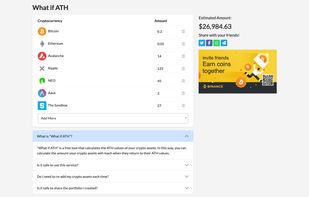 What if ATH - ATH Portfolio Calculator screenshot 1