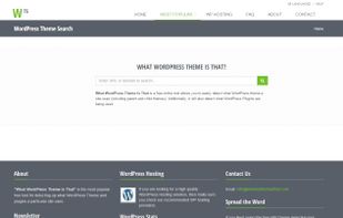 What Wordpress Theme Is That? screenshot 1