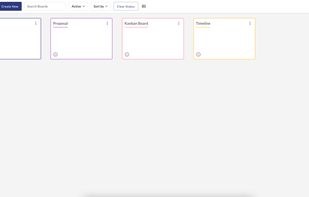 Dashboard view - Manage and track boards from one view.
