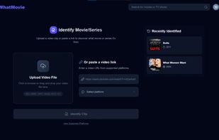 Identify films from social media video links
