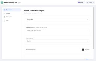 WhatsApp Translator Pro screenshot 2