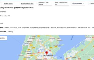 IP Address Location tool