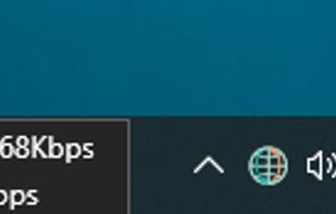 network speed mini widget