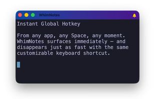 WhimNotes screenshot 1