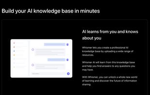AI automatically learns from uploaded files.
