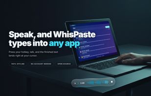 WhisPaste screenshot 1