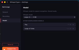 WhisperTyper screenshot 3