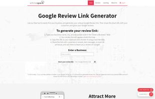 Whitespark Google Review Link Generator screenshot 1