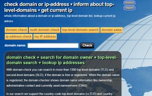 Whois.Check-Domain.net screenshot 1