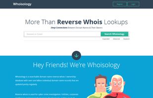 Whoisology screenshot 1