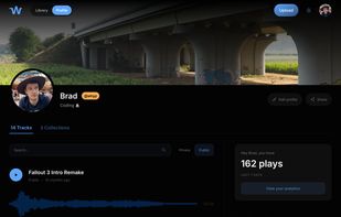 Profile page