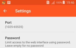 Dynamically applied settings