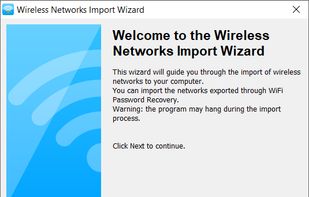 Networks Import Wizard