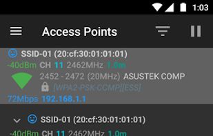 WiFi Analyzer - VREM screenshot 1