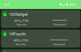 WiFiList screenshot 1
