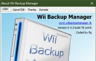Wii Backup Manager screenshot 1