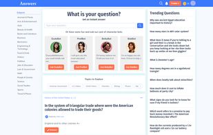 Answers.com screenshot 1