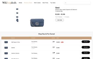 Wikibagdeals screenshot 2