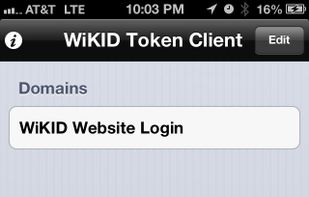 WiKID Strong Authentication screenshot 1