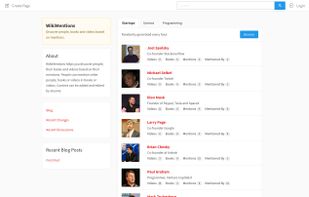 WikiMentions screenshot 1