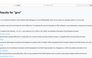 Example of search results.