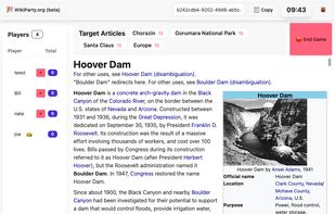 WikiParty screenshot 1