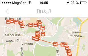 Wikiroutes screenshot 2