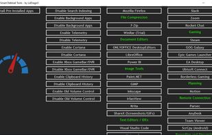 Win Debloat Tools screenshot 1