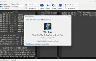 Win Grep - Visual Grep & Text Filter screenshot 1