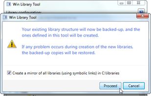 Win Library Tool screenshot 1