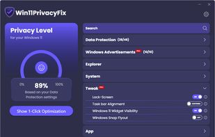Win11PrivacyFix screenshot 2