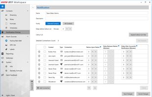 Workspace Notifications Editor