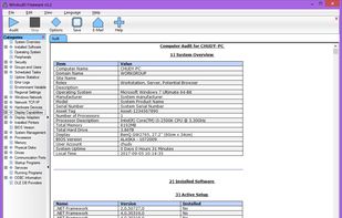 WinAudit screenshot 1